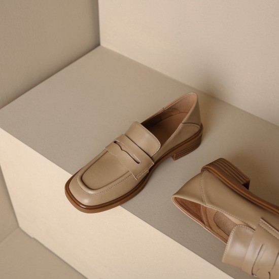 Handmade Classic Suede Leather Loafers Flats Women's Shoes Handmade Classic Suede Leather Loafers Flats Women's Shoes
