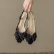 Women Summer Elegant Bowknot Slingback Flat Sandals Women Summer Elegant Bowknot Slingback Flat Sandals