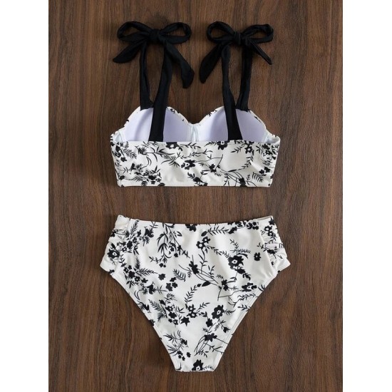 Sexy Lace Up Bowknot Bikini Swimsuit Sexy Lace Up Bowknot Bikini Swimsuit