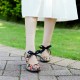 Handmade Bow Flower Vintage Cone Heel Women's Shoes Handmade Bow Flower Vintage Cone Heel Women's Shoes