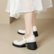 Chic French Style for Women Round-Toe Mary Janes Heels Chic French Style for Women Round-Toe Mary Janes Heels