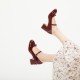 Womens Patent Leather Elegant Bow Mary Jane High Heels Womens Patent Leather Elegant Bow Mary Jane High Heels