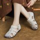Women Handmade Leather Closed Toe Flat Comfort Buckle Fisherman Shoes Sandals Women Handmade Leather Closed Toe Flat Comfort Buckle Fisherman Shoes Sandals