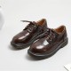 Vintage Oxford Loafers Brogues Leather Women's Lace Up Casual Flats Shoes Vintage Oxford Loafers Brogues Leather Women's Lace Up Casual Flats Shoes