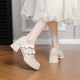 Cute Sequins Square Heel Bow Embellished Mary Jane Women's Shoes Cute Sequins Square Heel Bow Embellished Mary Jane Women's Shoes