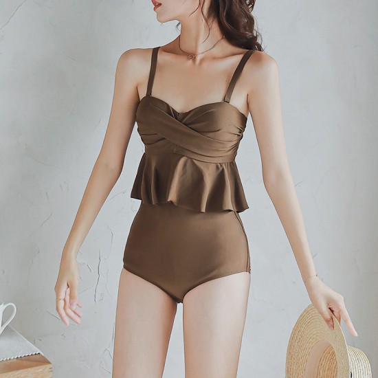 Two Piece Swimwear Ruffle Push Up Swimsuit Bathing Suit Two Piece Swimwear Ruffle Push Up Swimsuit Bathing Suit