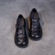 Women's Genuine Leather Woven Flat Roman Sandals Women's Genuine Leather Woven Flat Roman Sandals