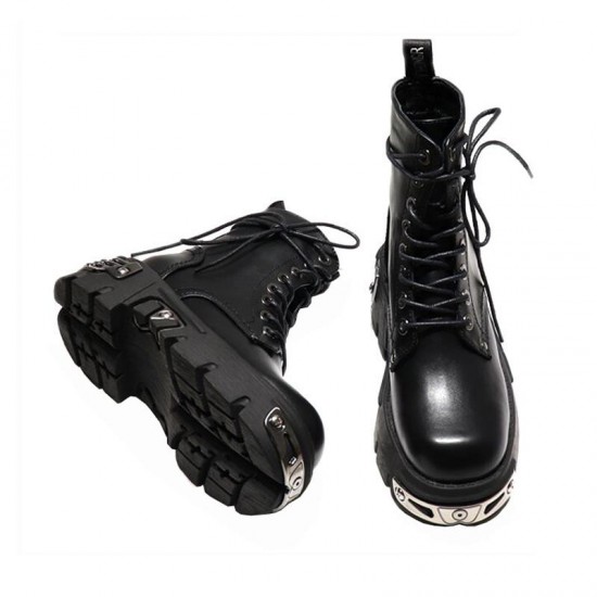 Womens Gothic High Top Motorcycle Boots Womens Gothic High Top Motorcycle Boots