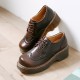 Vintage Oxford Loafers Brogues Women's Lace Up Platform Shoes Vintage Oxford Loafers Brogues Women's Lace Up Platform Shoes