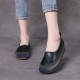 Handmade Colorblocking Cowhide Mori Style Loafers Flat Women's Shoes Handmade Colorblocking Cowhide Mori Style Loafers Flat Women's Shoes