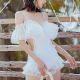 Off The Shoulder Flouncing Swimsuit Off The Shoulder Flouncing Swimsuit