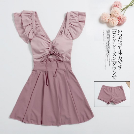 Cute Sweet Ruffle Swimsuit Dress Cute Sweet Ruffle Swimsuit Dress