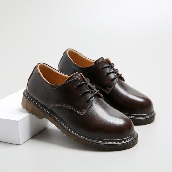 Women's Oxfords Shoes Lace-up Preppy Style Vintage Flats Women's Oxfords Shoes Lace-up Preppy Style Vintage Flats