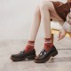 Platform Loafers for Women Round Toe Chunky Heel Platform Loafers for Women Round Toe Chunky Heel