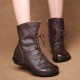 Women's Genuine Leather Casual Soft Flat Boots Women's Genuine Leather Casual Soft Flat Boots