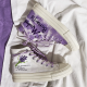 Harajuku Aesthetics Lavender High-Top Canvas Shoes Harajuku Aesthetics Lavender High-Top Canvas Shoes