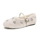 Womens Faux-Fur Loafers Winter Plush Ballet Flats Fur Buckle Shoes Womens Faux-Fur Loafers Winter Plush Ballet Flats Fur Buckle Shoes
