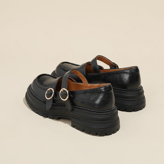 Womens Platform Mary Jane Shoes Round Toe Chunky Heels Womens Platform Mary Jane Shoes Round Toe Chunky Heels