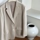 Spring Casual Solid Oversized Blazer Spring Casual Solid Oversized Blazer