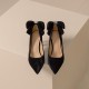 Women's Thin High Heel Bow Rhinestone Tassel Prom Party Pumps Women's Thin High Heel Bow Rhinestone Tassel Prom Party Pumps