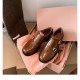 Womens Leather Double Monk Strap Shoes Womens Leather Double Monk Strap Shoes