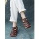 Women's Handmade Leather Closed Toe Casual Fisherman Sandals Women's Handmade Leather Closed Toe Casual Fisherman Sandals