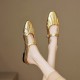 Women's Shell Pattern Buckle Comfort Mule Shoes Women's Shell Pattern Buckle Comfort Mule Shoes
