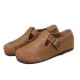 Women's Vintage Handmade Flat Casual Round Toe Shoes Women's Vintage Handmade Flat Casual Round Toe Shoes