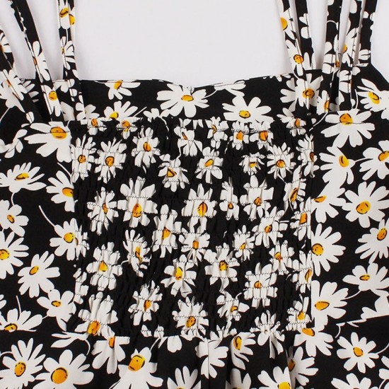 Summer Daisy Vintage Spaghetti Strap Dress Summer Daisy Vintage Spaghetti Strap Dress