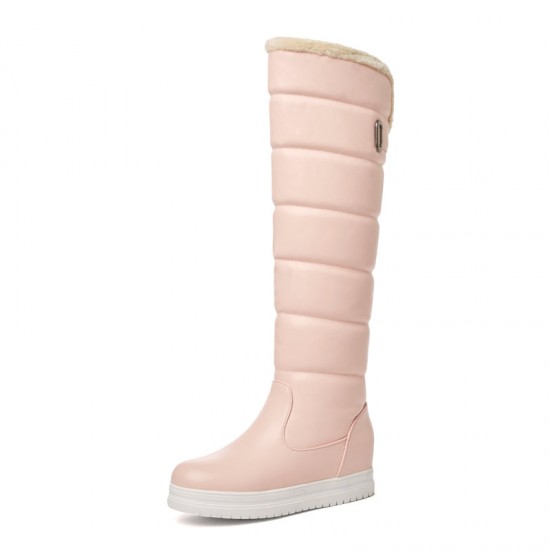 Women Snow Boots Winter Knee High Plush Lined Shoes Women Snow Boots Winter Knee High Plush Lined Shoes