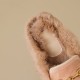 Women Handmade Velvet Fur Lined Loafer Mule Women Handmade Velvet Fur Lined Loafer Mule