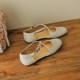 Summer Handmade Cross Strap Ballet Flats Summer Handmade Cross Strap Ballet Flats
