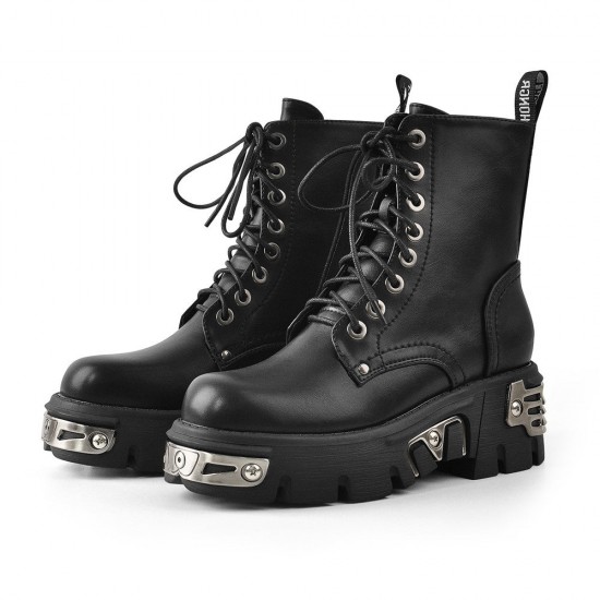 Womens Gothic High Top Motorcycle Boots Womens Gothic High Top Motorcycle Boots