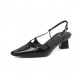 Women's Leather Elegant & Sophisticated Pointed Toe Heels Sandals Women's Leather Elegant & Sophisticated Pointed Toe Heels Sandals