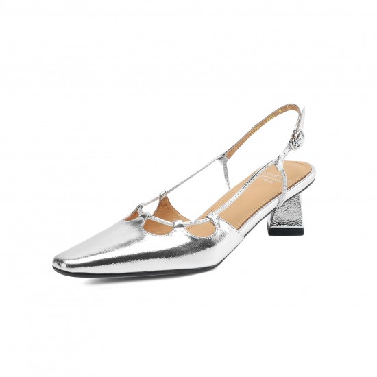 Women's Leather Elegant & Sophisticated Pointed Toe Heels Sandals Women's Leather Elegant & Sophisticated Pointed Toe Heels Sandals