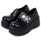 Platform Gothic Skeleton Print Mary Jane Shoes Platform Gothic Skeleton Print Mary Jane Shoes