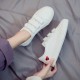 Womens Cute Love Heart Easy CleanFlats Sneakers Womens Cute Love Heart Easy CleanFlats Sneakers