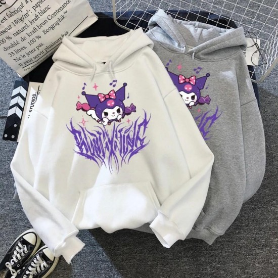 Kuromi Gothic Style Hoodie Kuromi Gothic Style Hoodie
