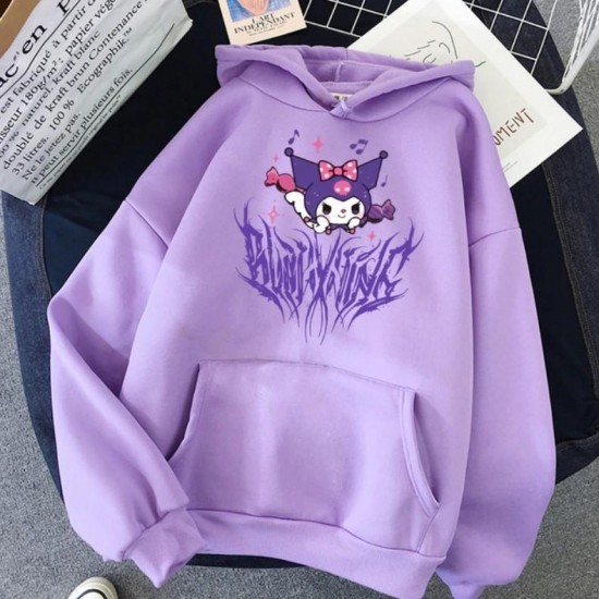 Kuromi Gothic Style Hoodie Kuromi Gothic Style Hoodie