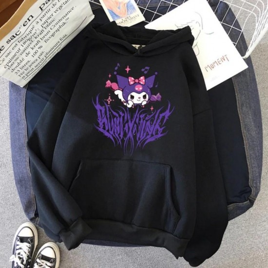 Kuromi Gothic Style Hoodie Kuromi Gothic Style Hoodie