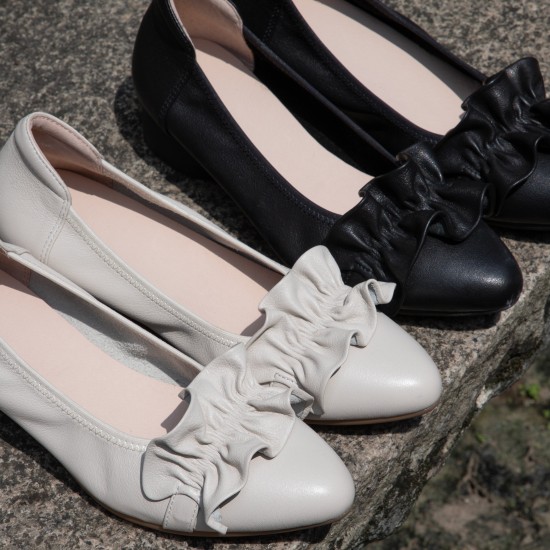 Genuine Leather Soft Sole Pointed Toe Low Heel Pumps Women's Shoes Genuine Leather Soft Sole Pointed Toe Low Heel Pumps Women's Shoes