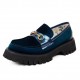 Handmade Vintage Loafers Velvet Platform Mary Jane Shoes Handmade Vintage Loafers Velvet Platform Mary Jane Shoes