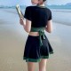 High Waist Colorblock Swimwear High Waist Colorblock Swimwear