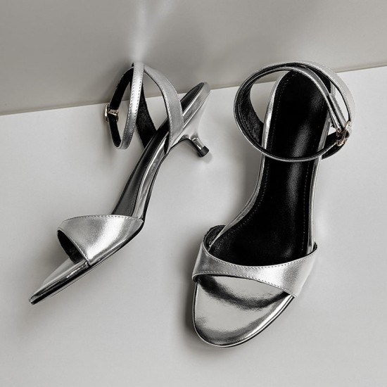 Women's Handmade Stylish Open Toe Kitten Heel Low Heeled Sandals Women's Handmade Stylish Open Toe Kitten Heel Low Heeled Sandals