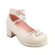 Cute Pearl Cross Strap Lolita Japanese Mary Jane Shoes Cute Pearl Cross Strap Lolita Japanese Mary Jane Shoes