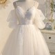 Spaghetti Straps V Neck Lace Tulle Princess Homecoming Dresses Spaghetti Straps V Neck Lace Tulle Princess Homecoming Dresses
