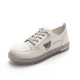 Womens Cute Bear Lace-up Leather Sneakers Womens Cute Bear Lace-up Leather Sneakers