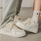 Matching Sneakers for Couples Skater White Flat Sneakers Matching Sneakers for Couples Skater White Flat Sneakers
