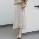Womens Floral Print Chiffon High Waist Skirt Womens Floral Print Chiffon High Waist Skirt