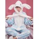 Kawaii Cartoon Cute Puppy Ears Plush Pajama Set Kawaii Cartoon Cute Puppy Ears Plush Pajama Set